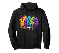 Yikes - Pintura Colorida para Graffiti Que gotea Arte Callejero Sudadera con Capucha