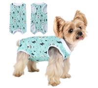 Yikeyo Traje de recuperación de cirugía para perros, traje de recuperación de perros hembra para perros pequeños, traje de cirugía para perros hembras, camisa profesional transpirable de recuperación