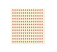YIKIADA 1800 Unidades, 9 x 13 mm Gomets Colores Surtidos - Pegatinas de Flecha Roja, Etiquetas de Marcar Producto - Pequeñas e Autoadhesivas