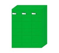 YIKIADA Etiquetas de dirección imprimibles de color verde neón de 1 pulgada x 2-5/8 pulgadas, calcomanías de vinilo autoadhesivas en blanco, calcomanías extraíbles para impresora láser de inyección de