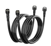 YiLaie Paquete de 2 cables RGB de 10 pies y 4 pines para 8 cápsulas y 12 cápsulas, kits de luces de roca subterránea, cable de extensión de luces de pozo de rueda