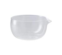 YILANJIN Tazones Redondos de Cristal Transparente, Cuencos de Salsa y Té, 350 ml, 1 Pieza