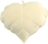 YILANLAN Almohada Hoja Divertida Almohada Felpa Suelo cojín simulación Oficina cojín sofá Almohada Coche Almohada Sencilla decoración habitación (50cm*50cm, White)