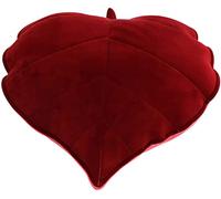 YILANLAN Almohada Hoja Divertida Almohada Felpa Suelo cojín simulación Oficina cojín sofá Almohada Coche Almohada Sencilla decoración habitación (50cm*50cm, Red)