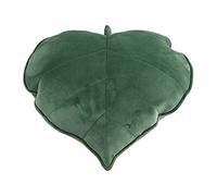 YILANLAN Almohada Hoja Divertida Almohada Felpa Suelo cojín simulación Oficina cojín sofá Almohada Coche Almohada Sencilla decoración habitación (50cm*50cm, Green)