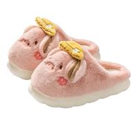 YILANLAN Zapatillas de animales para mujer Pantuflas de tiburón Zapatillas de cerdo Zapatillas de invierno Zapatillas de algodón de felpa para el hogar (Light pink, 40)