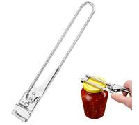 Yilceemy Abrelatas Manual, Abrelatas Ajustable, Abre Botes de Conserva de Acero Inoxidable, para Cocina Artritis Personas Mayores （22.5×3cm）
