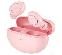 Yilear Auriculares Inalámbricos 5.4 - Súper Mini con Grave Profundo, 24H de Reproducción, Sonido Estéreo HiFi, Cancelación de Ruido, IPX5, Ideales para Ocio/Oficina (Rosa)