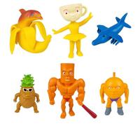 YiLianDa Figuras Italian Brainrot - Set de Figuras Decorativas 3D con Tung Tung Tung Sahur, Bombardino Cocodrilo y Tralalero Tralala - Adorno Divertido para Niños, Adultos y Entusiastas
