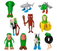 YiLianDa Italian Brainrot Juguetes - Set de 10 Memes Italianos Juguetes 3D - Bombardino Crocodilo, Tung Tung Tung Sahur, Tralalero Tralala & Ballerina Capuchina - Juguete Original para Niños y Adultos