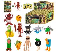 YiLianDa Italian Brainrot Juguetes - Set de 24 Figuras 3D + 72 Cartas - Tralalero Tralala, Tung Tung Tung Sahur, Bombardino Crocodilo & Ballerina Capuchina- Juguete Original para Niños y Adultos