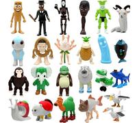 YiLianDa Italian Brainrot Juguetes - Set de 24 Memes Italianos Juguetes 3D - Bombardino Crocodilo, Tung Tung Tung Sahur, Tralalero Tralala & Ballerina Capuchina - Juguete Original para Niños y Adultos