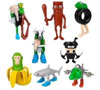 YiLianDa Italian Brainrot Juguetes - Set de 8 Memes Italianos Juguetes 3D - Bombardino Crocodilo, Tung Tung Tung Sahur, Tralalero Tralala & Ballerina Capuchina - Juguete Original para Niños y Adultos
