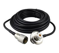 YILIANDUO 7M/22.96ft Cable coaxial UHF UHF macho a ángulo recto hembra RG58/U Cable coaxial de baja pérdida SO239 macho a PL259 hembra Cable para SWR Radio VHF Amateur CB Radio Ham Radio Escáner