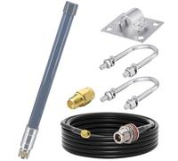YILIANDUO Antena Lora 868MHz Fibra de Vidrio laRaWAN Omni con Baja Pérdida YLD240 Cable para Helio HNT Minería Nebra HNT Outdoor Hotspot Miner