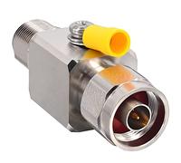 YILIANDUO Protector de sobretensiones de rayos coaxial pararrayos N macho a hembra 50 Ohm DC 0-6GHz con tubo de gas 90V para antena de jamón GPS 4G LTE 868 MHz LoRaWAN Helium Miner Hotspot Antena