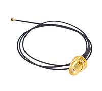 YILIANDUO SMA Hembra Jack Bulkhead a IPX U.FL MHF4 RF Cable de puente flexible para tarjeta PCI WiFi Router inalámbrico 0,81 mm Paquete de 2 (19,6 pulgadas (50 cm))