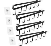 YiliYa 4 Piezas Ganchos Tazas Cocina Cuelga Tazas Cafe Percha Tazas