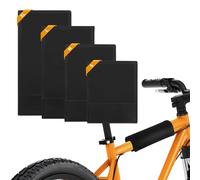 YiliYa Juego de 4 protectores de cuadro de bicicleta, protector de marco de carbono, protección de transporte para portabicicletas Thule bicicleta eléctrica, accesorios para bicicleta