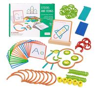 YiliYa Juguetes Montessori Niños 3 4 5 6 Años Juegos Educativos Rompecabezas de Madera Creativos Juegos Interactivos Regalo para Niños Niñas