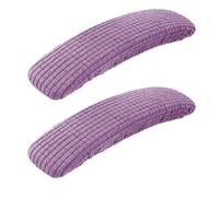 YILWPV 4 Fundas for reposabrazos de Silla Oficina, elásticas y extraíbles, Protector for Asiento para Sillas(Light Purple)