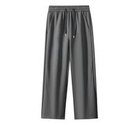 YILWPV Autumn WinterMen's Extra-long Length Of Trousers Elastic Waist Versatile Sports Pants Para Hombre(3XL,Dark Grey 115cm)