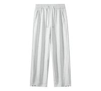 YILWPV Autumn WinterMen's Extra-long Length Of Trousers Elastic Waist Versatile Sports Pants Para Hombre(3XL,Gray 120cm)