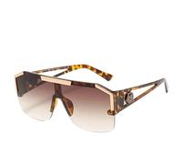 YILWPV Gafas de sol cuadradas grandes for mujer, gafas azules retro diseñador marca for Para Conducir(Color2)