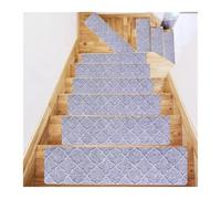 YILWPV Juego de 5/10 Alfombrillas Autoadhesivas for escaleras, Antideslizantes y con absorción Agua for Interiores para Mayores(Color 07,76x20cm 10piece)