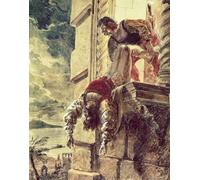 YIMACBJXX Cuadro en Lienzo Artistica Imagen Lienzo l'assassinio di Andrea d'Ungheria per volere della regina Giovanna I di Napoli di Karl Pavlovich Bryullov para Decoración de Paredes 60x90cm