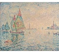 YIMACBJXX Famoso Cuadro Arte Pared Pintura Decorativa le Isole della Laguna di Paul Signac para la Decoración de la Sala de Estar 60x90cm