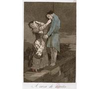 YIMACBJXX Famoso Cuadro en Lienzo Artistica Imagen Lienzo A caccia della placca dentale di Francisco De Goya para Decoración de Paredes 60x90cm