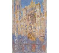 YIMACBJXX Famoso Cuadro en Lienzo Artistica Imagen Lienzo Effetti della luce solare nella cattedrale di Rouen di Claude Monet para Decoración de Paredes 60x90cm