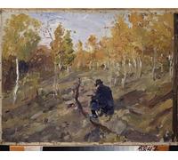YIMACBJXX Famoso Cuadro en Lienzo Artistica Imagen Lienzo Konstantin Korovin Al Lavoro Di Valentin Aleksandrovich Serov para Decoración de Paredes 60x90cm