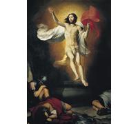 YIMACBJXX Famoso Cuadro en Lienzo Artistica Imagen Lienzo la Resurrezione di Bartolomé Esteban Murillo para Decoración de Paredes 60x90cm