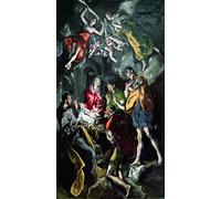 YIMACBJXX Famoso Cuadro en Lienzo Artistica Imagen Lienzo l'Adorazione dei pastori dalla pala d'altare di Santo Domingo El Antiguo di El Greco para Decoración de Paredes 60x90cm
