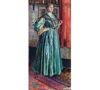 YIMACBJXX Famoso Cuadro en Lienzo Artistica Imagen Lienzo una signora in un bordello Byam Liston Shaw para Decoración de Paredes 60x90cm