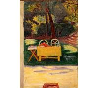 YIMACBJXX Famoso Impresiones de Lienzo Pintura Poster Degustazione in giardino Dipinto di Pierre Bonnard para la Decoración del Hogar de la Oficina 60x90cm