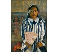 YIMACBJXX Famoso Impresiones de Lienzo Pintura Poster gli antenati di Tehamana di Paul Gauguin para la Decoración del Hogar de la Oficina 60x90cm