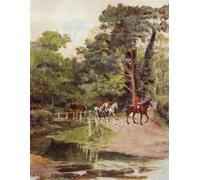 YIMACBJXX Famoso Impresiones de Lienzo Pintura Poster il New Forest Minstead Brook di Walter Frederick Roofe Tyndale para la Decoración del Hogar de la Oficina 60x90cm