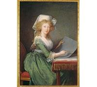 YIMACBJXX Famoso Impresiones de Lienzo Pintura Poster Maria Luisa di Sicilia di Elisabeth Louise Vigee Lebrun para la Decoración del Hogar de la Oficina 60x90cm