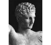 YIMACBJXX Famoso Impresiones de Lienzo Pintura Poster Particolare della Statua del Bambino Dioniso Bc Testa di Prassitele para la Decoración del Hogar de la Oficina 60x90cm