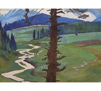 YIMACBJXX Famoso Impresiones de Lienzo Pintura Poster Pir Panjal Dalla serie con lo stesso titolo di Nicholas Roerich para la Decoración del Hogar de la Oficina 60x90cm