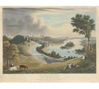 YIMACBJXX Famoso Impresiones de Lienzo Pintura Poster Richmond dalla collina sopra l'acquedotto para la Decoración del Hogar de la Oficina 60x90cm