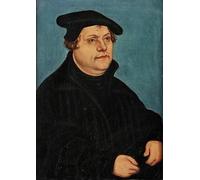 YIMACBJXX Famoso Impresiones de Lienzo Pintura Poster Ritratto di Lutero di Lucas Cranach il Vecchio para la Decoración del Hogar de la Oficina 60x90cm