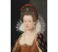 YIMACBJXX Famoso Impresiones de Lienzo Pintura Poster Ritratto di Maria De' Medici Regina di Francia di Pourbus il Giovane para la Decoración del Hogar de la Oficina 60x90cm