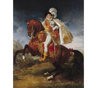 YIMACBJXX Famoso Impresiones de Lienzo Pintura Poster Ritratto equestre di Bonaparte di Antoine Jean Gros para la Decoración del Hogar de la Oficina 60x90cm
