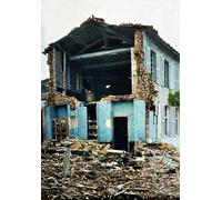 YIMACBJXX Famoso Impresiones de Lienzo Pintura Poster una casa Verdun gravemente danneggiata di Jules Gervais Courtellemont para la Decoración del Hogar de la Oficina 60x90cm