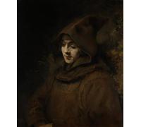 YIMACBJXX Famoso Lienzo Imagen Art Painting Art Cuadro Il figlio di Rembrandt Tito in abito da monaco di Rembrandt Van Rijn para Decoraciones del Hogar 60x90cm