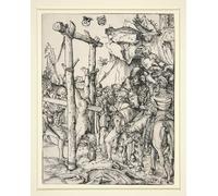 YIMACBJXX Famoso Lienzo Imagen Art Painting Art Cuadro il Martirio di San Simone di Lucas Cranach il Vecchio para Decoraciones del Hogar 60x90cm